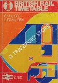 Book cover of British Rail [Passenger] Timetable - Great Britain - 16 May 1983 to 13 May 1984 by British Railways